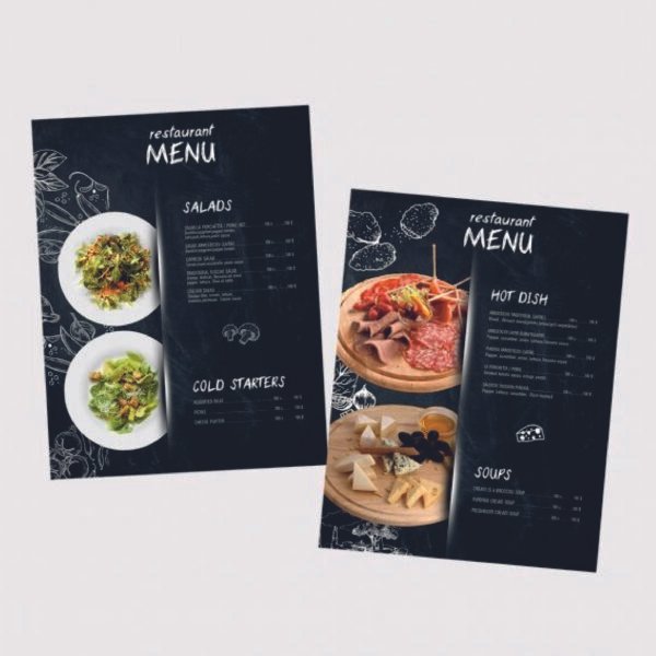 Waterproof Menu